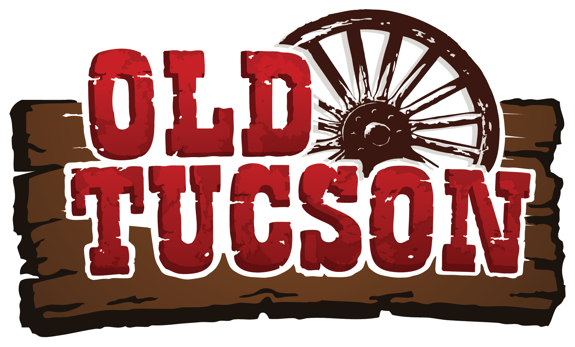 Old Tucson Logo with white outline