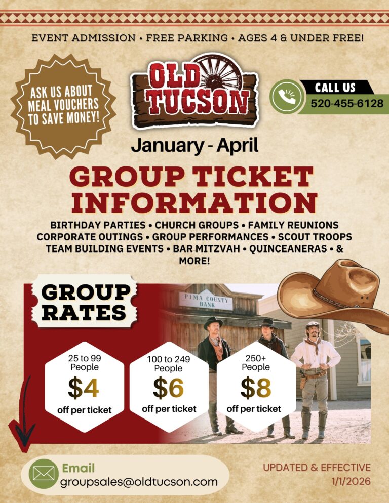 Group Rates Group Tickets 2026